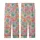 Whimsical Style Lovers' Hand-Drawn Orange Fox Teal Owl Pink Squirrel Floral Taupe-Grey Kid Satin Pajamas Set - 3