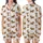 Women's Reddish-Brown Wiener Dog Cartoon Polycotton Shorts Sleep Set Satin Short-Sleeve Pajamas Set - 1