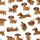 Women's Reddish-Brown Wiener Dog Cartoon Polycotton Shorts Sleep Set Satin Short-Sleeve Pajamas Set - 4