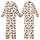 Women's Reddish-Brown Wiener Dog Cartoon Polycotton Shorts Sleep Set Kid Satin Pajamas Set - 1