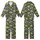 Dinosaur Lovers' Whimsical Lime Green Cartoon Dinosaur & Off-White Fossil Repeat Pattern on Dark Charcoal Grey Kid Satin Pajamas Set - vGu7Xe8rwK