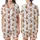 Sloth Lover's Merry Slothmas Sleep Set: All-Over Cartoon Sloth & Santa Hat Polyester Blend Satin Short-Sleeve Pajamas Set - 1