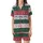 Dog & Cat Festive Jumper: Fair Isle Reindeer, Tree, Bone Knit Cotton Sleepwear Satin Short-Sleeve Pajamas Set - 2