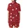 Great Dane XLarge Dog Pajama Pattern: Red Polka Dot Paw Print Digital Download with Zipper - A4/Letter/Poster Print Satin Short-Sleeve Pajamas Set - zt6SaHKf-x