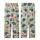Nature Lovers' Whimsical Hedgehog Orange-Red Maple Leaf Sage Green Pattern Kid Satin Pajamas Set - NVPVXR_P-1