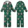 Couples Playful Otter Pun Christmas Sleep Set: Santa Hat Otters & Snowflakes - Forest Green Loungewear Kid Satin Pajamas Set - hVLkdsQN-l