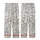 Women's Abstract Geometric Stripe Cotton Sleep Set: Black & Off-White Sharp Line Design Kid Satin Pajamas Set - _-nSMstBAm