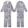 Women's Bridal Party Cobalt Blue Toile Exotic Jungle Peacock Pure Indian Cotton Short Pajama Set Kid Satin Pajamas Set - 1