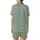 Bridesmaid Love Sage Green Seamless Continuous Rose Leaf Line Art Satin Short-Sleeve Pajamas Set - dITx8_DS5U