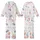 Girls' & Tweens' Slumber Party Pajamas: Whimsical Popcorn, Sleep Mask & Watercolor Elements Kid Satin Pajamas Set - 1