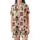 Chibi Best Friends Christmas Pajamas Clipart: Cozy Soul Sisters Pattern PNG Satin Short-Sleeve Pajamas Set - 2