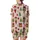 Chibi Best Friends Christmas Pajamas Clipart: Cozy Soul Sisters Pattern PNG Satin Short-Sleeve Pajamas Set - 3