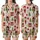 Chibi Best Friends Christmas Pajamas Clipart: Cozy Soul Sisters Pattern PNG Satin Short-Sleeve Pajamas Set - 1