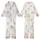 Watercolor Baby Animals Pajamas: Woodland Critters Seamless Pattern Sleep Set Kid Satin Pajamas Set - 1