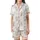 Children's Room Decor: Praying Baby Animals in Pastel Pajamas Seamless Pattern Satin Short-Sleeve Pajamas Set - 4B0uHqWHMX