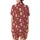 Family Matching Pajamas: Whimsical Sleeping Owls & Starry Night Print - Soft Poly Spandex Set Satin Short-Sleeve Pajamas Set - 3