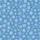 Family Holiday: Vibrant Blue Snowflake Pattern, White Winter Flakes - Polyester Spandex Sleep Set Satin Short-Sleeve Pajamas Set - 4