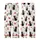 Matching Family Christmas Pajamas: Whimsical Black Cat, Poinsettia & Snowflake Design - Soft Poly Spandex Kid Satin Pajamas Set - 3