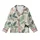 Women's Whimsical Black Cat Botanical Pajama Set: Sage Floral Silhouette Sleepwear Kid Satin Pajamas Set - JUnZT3WcbM