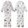 Miniature Schnauzer Lover: Cheerful Cartoon Gray Dog All-Over Print Pajama Set Kid Satin Pajamas Set - 1