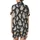 Women's Playful Ghost Sleep Set: Whimsical Hand-Drawn Halloween Polyester Spandex Pajamas Satin Short-Sleeve Pajamas Set - 3