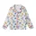 Families' Festive Hanukkah Watercolor Pattern with Blue Menorahs, Dreidels, Stars, Golden Gelt Kid Satin Pajamas Set - 2