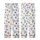 Families' Festive Hanukkah Watercolor Pattern with Blue Menorahs, Dreidels, Stars, Golden Gelt Kid Satin Pajamas Set - 3