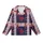 Couples' King Queen Heart Plaid Pattern Cotton Flannel Sleep Set Kid Satin Pajamas Set - Kd6Zpi_YQx