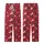 Women's Red Reindeer Snowflake Christmas Tree One-Piece Pajamas Kid Satin Pajamas Set - 3