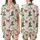 Family Wicked Whimsical Pajamas: Emerald Witch Hat & Fuchsia Bow Knit Set Satin Short-Sleeve Pajamas Set - 1
