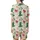 Family Wicked Whimsical Pajamas: Emerald Witch Hat & Fuchsia Bow Knit Set Satin Short-Sleeve Pajamas Set - 3