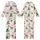Family Wicked Whimsical Pajamas: Emerald Witch Hat & Fuchsia Bow Knit Set Kid Satin Pajamas Set - 1