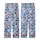Women's Delicate Butterfly Swarm Pastel Silk Pajama Set: Sky Blue Sleepwear Kid Satin Pajamas Set - 3
