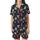 Whimsical Nativity Watercolor Pattern: Manger Scene Angels Wise Men Camels Fabric Print Satin Short-Sleeve Pajamas Set - 2