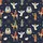 Whimsical Nativity Watercolor Pattern: Manger Scene Angels Wise Men Camels Fabric Print Satin Short-Sleeve Pajamas Set - 4
