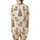 Goldendoodle & Labradoodle Fans: Festive Apricot Doodle Watercolor Christmas Pajama Pants Satin Short-Sleeve Pajamas Set - 3