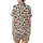 Women's & Family Playful Cow Print Pajamas: Organic Spot & Moo Face Silky Sleep Set Satin Short-Sleeve Pajamas Set - 3