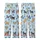 Dog Lovers' Cartoon Hanukkah Celebration Light Blue Pattern with Golden Menorahs & Playful Pups Kid Satin Pajamas Set - iqIPMAJxPL