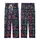Holiday Enthusiasts' Whimsical Navy Blue Christmas Numerals Pattern with Holly Berries Snowflakes Candy Canes Kid Satin Pajamas Set - dUf0EhclI7