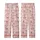 Women's Whimsical Pink Flamingo Christmas Sleep Set: Santa Hat & String Light Holiday Pattern Kid Satin Pajamas Set - 3