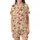 Bridal Party Satin Sleep Set: Personalized Monogram Button-Up Shorts Loungewear Satin Short-Sleeve Pajamas Set - 2