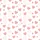 Women's White Crinkle Muslin Pajamas: Pink Heart Pattern - Organic Cotton 3-Piece Set Satin Short-Sleeve Pajamas Set - 4