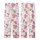 Teen Tween Pink Slumber Party Sleep Set: Playful Pizza, Pajama, Popcorn & Star Pattern Kid Satin Pajamas Set - 3
