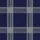 Women's Plus Size Tailored Organic Cotton Pajamas: Loose Navy Gray Gingham Plaid Satin Short-Sleeve Pajamas Set - 4