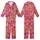 Women's Hot Pink Tiger Safari Block Print Cotton Sleep Set - Bridesmaid Loungewear Kid Satin Pajamas Set - 1