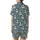 Playful Panda Loungewear: Cartoon Head & Bamboo Print - Cozy Pajamas Set Satin Short-Sleeve Pajamas Set - H-lyiVf_UT