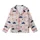 Gentle Aesthetic Lovers' Delicate Illustrative Pale Pink Muted Grey Navy Celestial Organic Pattern Kid Satin Pajamas Set - 9M4BqmgBnY