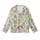 Uplifting Art Lovers' Whimsical Frogs & Rainbow Symbols Pattern, Affirmation Text in Vibrant Green, Full Spectrum Colors Kid Satin Pajamas Set - 2