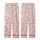 Bridesmaid & Bride Ruffle Tie Tank Set: Whimsical Blush Rosebud Floral Satin Pajamas Kid Satin Pajamas Set - 3