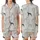 Greyhound Whippet Galgo: Minimalist Italian Greyhound Pattern Bamboo Stretch Bodysuit Satin Short-Sleeve Pajamas Set - 1